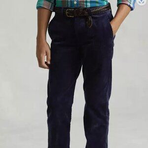 Polo Ralph Lauren Boys navy corduroy pants size 12 NWT